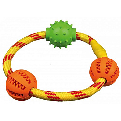 Кольцо с мячиками Denta Fun ф 20 см 33704 Trixie