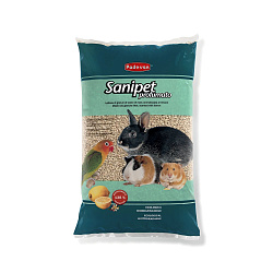 Наполнитель PADOVAN SANIPET profumato кукурузные гранулы д/грызунов (10л)