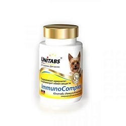 Unitabs ImmunoComplex с Q10 для мелких собак 100 таб. U206 (Неотерика)