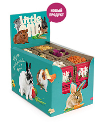 LITTLE ONE Корзинка из луговых трав с наполнением, ассорти 1 упк. 12 шт.