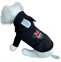 Толстовка "Mouse baby", черный, XXL / Pet Feshion