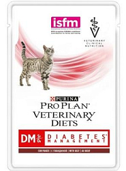 Purina Vet diets Diabetes DM пауч с говядиной д/кошек 85 г .PR12381672