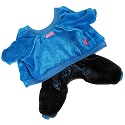 FOR MY DOG Костюм утепленный велюровый синий (14) 148SS-2014 Y