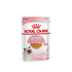 Royal Canin (Роял Канин) Kitten (Киттен) корм влажный для котят до 12 месяцев кусочки в желе 85 г 
