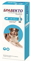 Бравекто Spot On 1000 мг для собак от 20 до 40 кг