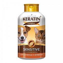 Шампунь Keratin+ complex Сенситив д/аллергических кошек и собак 400 мл R504 Неотерика
