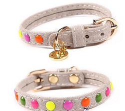 Ошейник серый 1,0*30 см FMDN13049-15 FOR MY DOG
