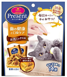 Лакомство для кошек PRESENT с японским тунцом для зубной гигиены (поштучно)