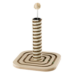 Когтеточка для котят с шариком бегунком в основании Ferplast