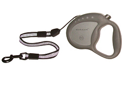 Рулетка "Collar Control" 50 кг 5 м ручка-комфорт светоотр. лента, трос 81151