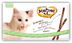 Мнямс лакомые палочки 13,5 см для кошек с уткой и кроликом 10шт*5 г 701139 (цена за шт)