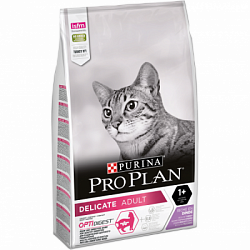 PROPLAN CAT DELIKATE 7+ сухой корм для кошек с чувствительным пищеварением индейка 3 кг 