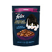 FELIX Мясные ломтики влажный корм для взрослых кошек Утка 75г