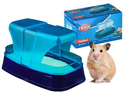 Купалка для хомяков и мышей 17*10*10 см темно-синий/бирюзовый 1782066 Trixie