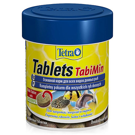 Tetra Tablets Tabimin  корм для всех видов донных рыб, 1 таб