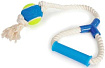 Игрушка Резиновый мяч на веревке с ручкой для дрессировки Camon