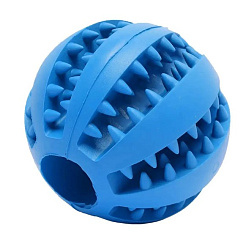 Игрушка МЯЧ-ЗУБОЧИСТКА-КОРМУШКА M 6,5см Rich Breed ИС-51 в ассортименте