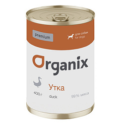 Organix консервы для собак Premium с с уткой 410 гр