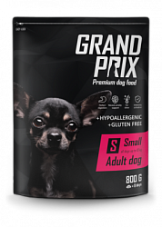 GRAND PRIX DOG Сухой корм для взрослых собак мелких и миниатюрных пород с курицей 0,8 кг