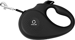 Поводок-рулетка COLLAR черный - лента 5 м, 50 кг 81261 