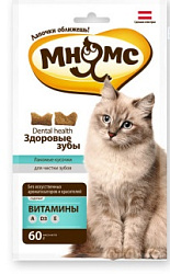 Мнямс лакомство для кошек здоровые зубы Дентал 60 г. 700033