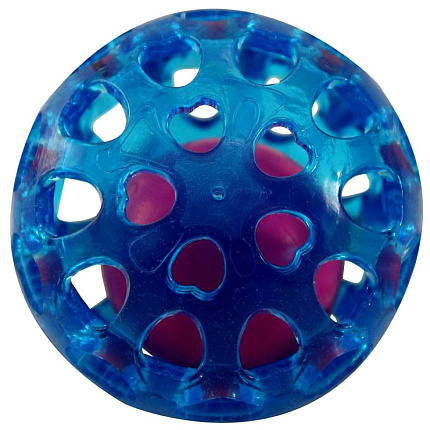 Игрушка для собак из термопласт. резины "Сфера с шариком" d65 мм 12191006 Triol