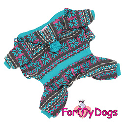 FOR MY DOG Костюм "Сканди" голубой (16) FW635-2018 
