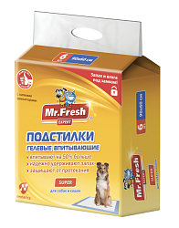 MrFRESH Подстилки СУПЕР Эксперт 1 шт F509 90*60 см (6 шт.упак) Неотерика(Экопром)