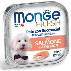 Monge Dog Fresh влажный корм для собак лосось ламистер 100г