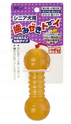 Dental Toy Игрушка для формир.прикуса и усиления зубов в форме гантели для собак сред. и мелк. оранж