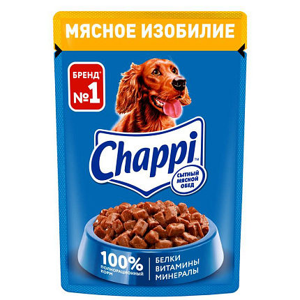 Chappi пауч мясное изобилие 85г