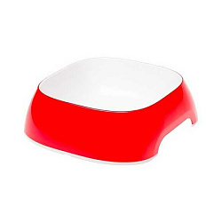 Миска GLAM LARGE пластик, красная 1,2 л 71218022 Ferplast