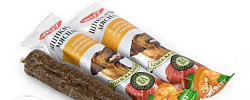 Шпикачки мясные с легким говяжьим и тыквой, 50 г, 1 шт 5382/311506 (9)  TiTBiT