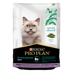 PRO PLAN (Про План)Nature Elements DELICATE DIGESTION сухой корм для взрослых кошек с индейкой 200г