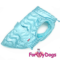 FOR MY DOG Попона голубая металлик (B1) FW801/3-2019