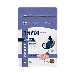 Jarvi (Ярви) сухой корм для стерилизованных кошек старше 7лет  Индейка, 0,4 кг