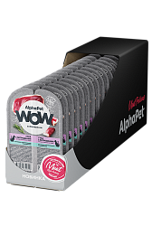 AlphaPet (АльфаПет) WOW влажный корм для кошек утка с потрошками 80 г