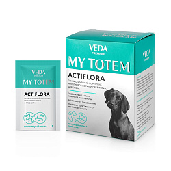 MY TOTEM ACTIFLORA синбиотический комплекс для кошек 1 г (30) VEDA