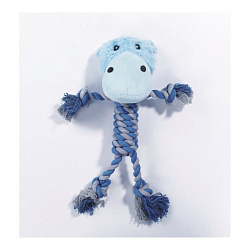 Игрушка мягкая для собак Бегемотик Коко ECO COCO, 33 см, MPets