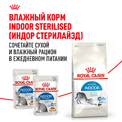 Royal Canin (Роял Канин) Индор 27 Корм сухой для кошек, живущих в помещении 2 кг