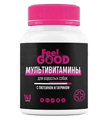 FeelGOOD Мультивитамины для взрослых собак с лютеином и таурином, 140 табл.