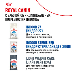 Royal Canin (Роял Канин) Индор стерилайзд корм влажный для домашних кошек в соусе 85 г