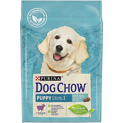 DOG CHOW PUPPY, д/щенков, ягнёнок 1 кг (разв.) 
