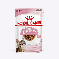 Royal Canin (Роял Канин) Киттен Стерилайзд в соусе 85 г