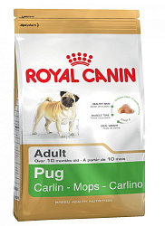 Royal Canin (Роял Канин) сухой корм для взрослых собак породы мопс 0,5 кг