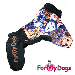 FOR MY DOG Комбинезон черный "Dogs" для мальчиков (В3) FW761/3-2019M																														