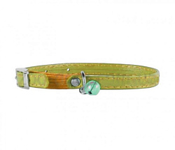 Ошейник "Collar Glamour" с резинкой для котят  ( ш. 9 мм, дл. 17-20 см) желтый 32758