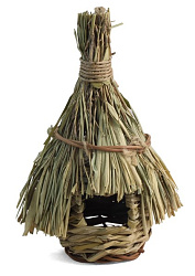 Гнездо-домик для птиц из луговых трав, d170*260мм, серия NATURAL, Triol