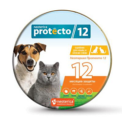 Ошейник Protecto (Протекто) для кошек и собак мелких пород 40 см P306 Неотерика