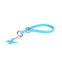 Ошейник-удавка рывковый "Collar Glamour" (диаметр 13 мм, дл. 55 см) синий 75422